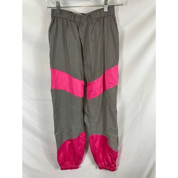 Shein Colorblock Reflective High Waist Pants size 6 - Picture 2 of 4